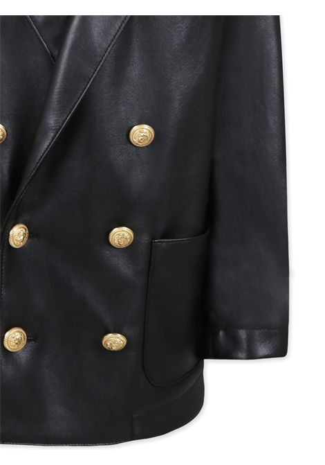 Blazer in pelle sintetica BALMAIN KIDS | BW2P94 A0165930OR